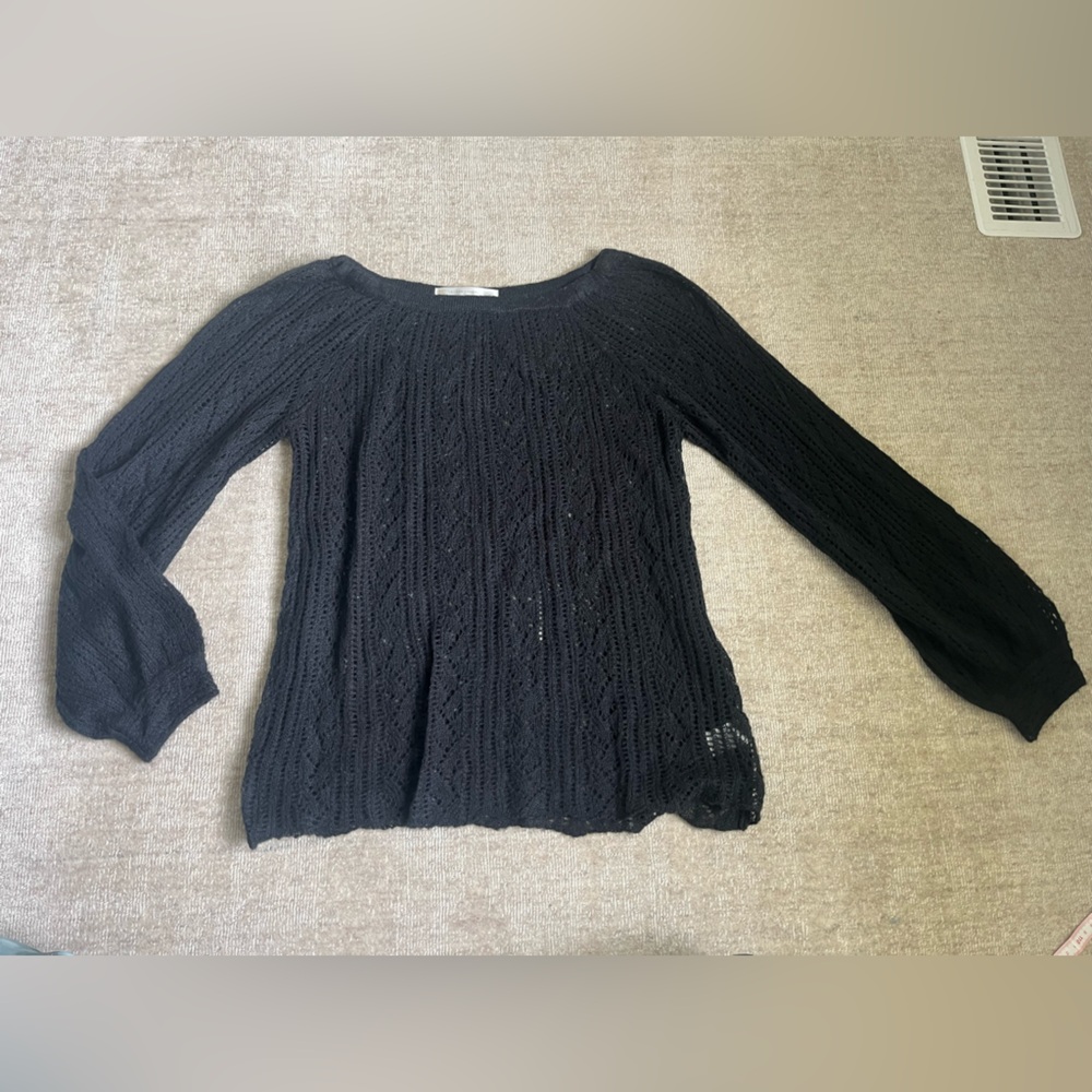 Lauren Conrad crochet long sleeve